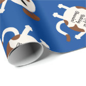 犬の誕生日パーティーキッズ ラッピングペーパー (ロールコーナー)