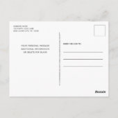 犬の誕生日パーティーペットフォトパピーパワティ ポストカード (裏面)