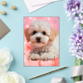 犬の誕生日パーティー アクリル招待状 (インサイチュ (ウェディング))