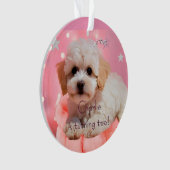 犬の誕生日パーティー オーナメント (正面)