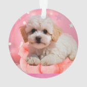 犬の誕生日パーティー オーナメント (裏面)
