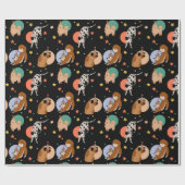 犬の誕生日パーティー ラッピングペーパー (フラット)