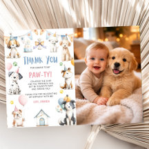 犬の誕生日パーティー 子犬パーティー 誕生日写真