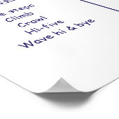 犬の誕生日マイルストーンのポスター ポスター (角)