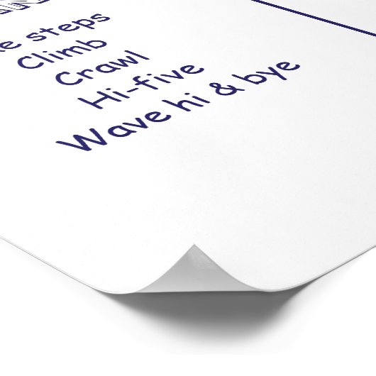 犬の誕生日マイルストーンのポスター ポスター (角)