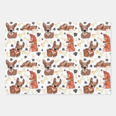 犬の誕生日名前セットの追加3 ラッピングペーパーシート (正面3)