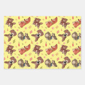 犬の誕生日名前セットの追加3 ラッピングペーパーシート (正面2)