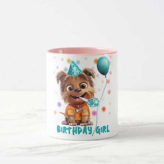 犬の誕生日 マグカップ (中央)