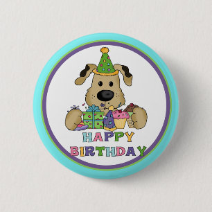 犬の誕生日 缶バッジ