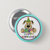 犬の誕生日 缶バッジ (正面&裏面)