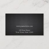 犬の調教師のトリマー 名刺 (裏面)