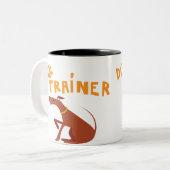 犬の調教師のマグ ツートーンマグカップ (正面左)