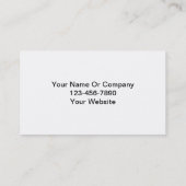 犬の調教師の名刺 名刺 (裏面)