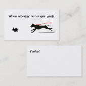 犬の調教師の名刺 名刺 (正面/裏面)