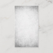 犬の調教師はポスターがほしいと思いました 名刺 (裏面)