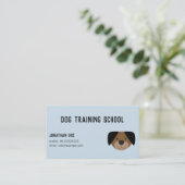 犬の調教師及びインストラクターの名刺-アイコンスタイル 名刺 (スタンド正面)