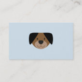 犬の調教師及びインストラクターの名刺-アイコンスタイル 名刺 (裏面)