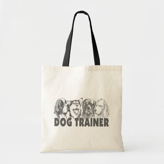 犬の調教師 トートバッグ (正面)
