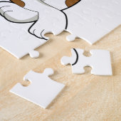 犬の警察官の警察帽 ジグソーパズル (側面)