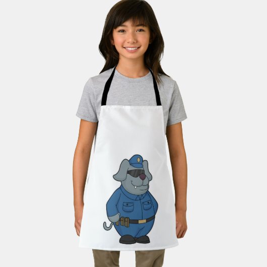 犬の警察官 エプロン (インサイチュ)