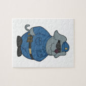 犬の警察官 ジグソーパズル (横)