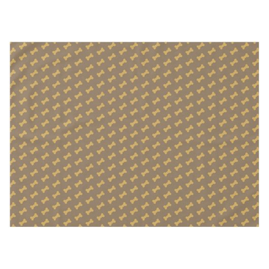 犬の質のための骨 テーブルクロス (正面(横))