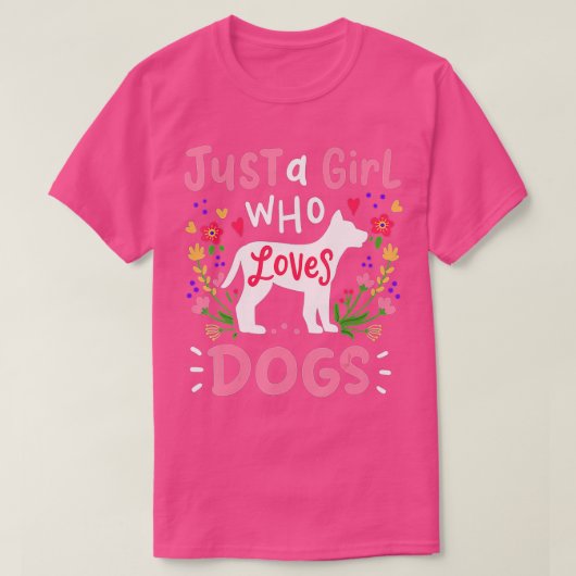 犬の贈り物を愛する愛犬家 Tシャツ (デザイン正面)