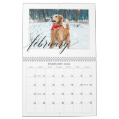 犬の贈り物パパ|家族の思い出の写真 カレンダー (2月 2026)