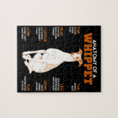 犬の贈り物 |ウィペット犬の贈り物の構造おもしろい学 ジグソーパズル (横)