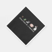 犬の贈り物 |フランス人の進化 スタンダードランチョンナプキン (角)