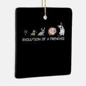 犬の贈り物 |フランス人の進化 セラミックオーナメント (右)