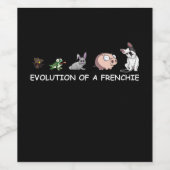 犬の贈り物 |フランス人の進化 ワインラベル (シングルラベル)