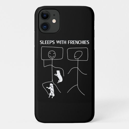 犬の贈り物 |フランス語で眠る Case-Mate iPhoneケース (裏面)