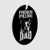 犬の贈り物 |ブルドッグフランスのパパ オーナメント (正面)