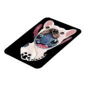 犬の贈り物 |ブルフランスのドッグおもしろい マグネット (左側)