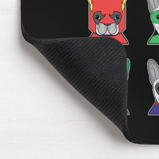 犬の贈り物 |ブルフランスのドッグデザインのすごい英雄 マウスパッド (コーナー)