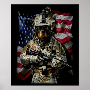 犬の贈り物 ベビーロットワイラー ポスター