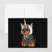 犬の贈り物 |ベビーロットワイラー ポストカード (正面/裏面)