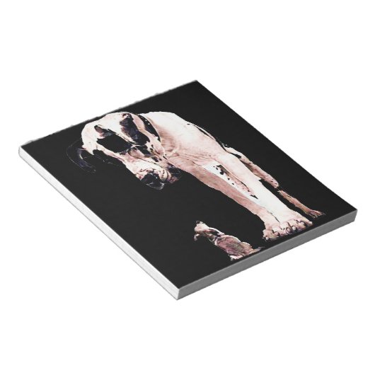 犬の贈り物 |家族の素晴らしい愛する人たち ノートパッド (アングル)