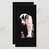 犬の贈り物|平凡な家庭を愛する人たち|過去記事 サンキューカード (正面/裏面)