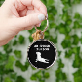 犬の贈り物 |私のフランスのブルドッグ キーホルダー (手)