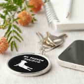 犬の贈り物 |私のフランスのブルドッグ キーホルダー (側面)