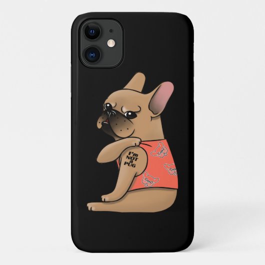 犬の贈り物 |私はブルドッグではないフランスの。 Case-Mate iPhoneケース (裏面)