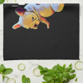 犬の贈り物 |私は私のお尻をファート吹していないキス キッチンタオル (折り畳み)