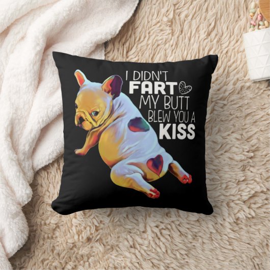 犬の贈り物 |私は私のお尻をファート吹していないキス クッション (ブランケット)
