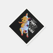 犬の贈り物 |私は私のお尻をファート吹していないキス スタンダードカクテルナプキン (角)