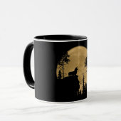 犬の贈り物 | Corgi Dog Unmoonlight Halloween マグカップ (正面左)