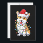 犬の贈り物 | Corgi Santa Christmas Tree Lightsクリスマス 招待状<br><div class="desc">犬の贈り物 | Corgi Santa Christmas Tree Lightsクリスマス</div>