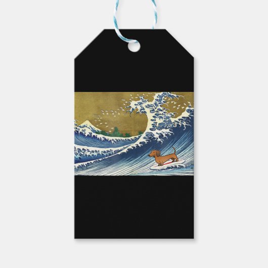 犬の贈り物 | Dachshund – ウィナー犬のギフト犬の恋人 ギフトタグ (正面)