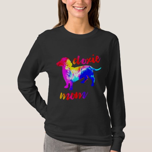 犬の贈り物 | Dachshund Doxie母 Tシャツ (正面)